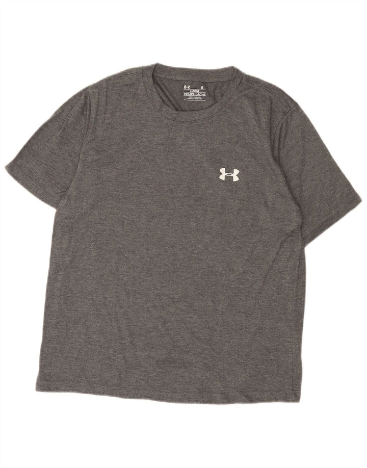 Under Armour Herren T-Shirt Top Mittelgraues Polyester