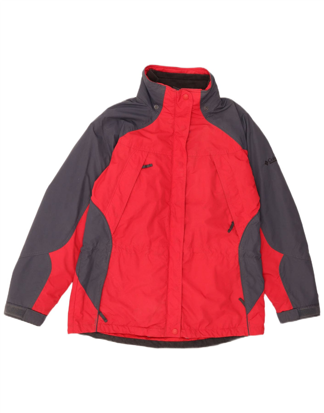 Columbia Damen Regenjacke UK 16 Large Marineblau Colourblock Polyester