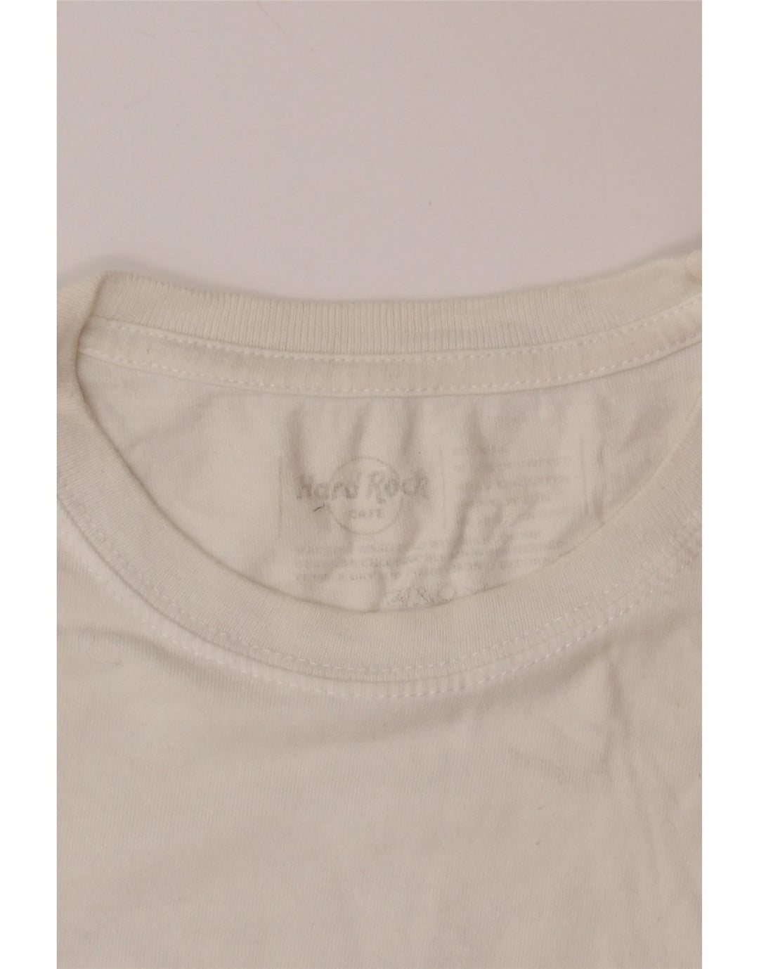 HARD ROCK CAFE Herren-T-Shirt „Florence“ mit Grafik, Größe S, Weiß, Paisleymuster