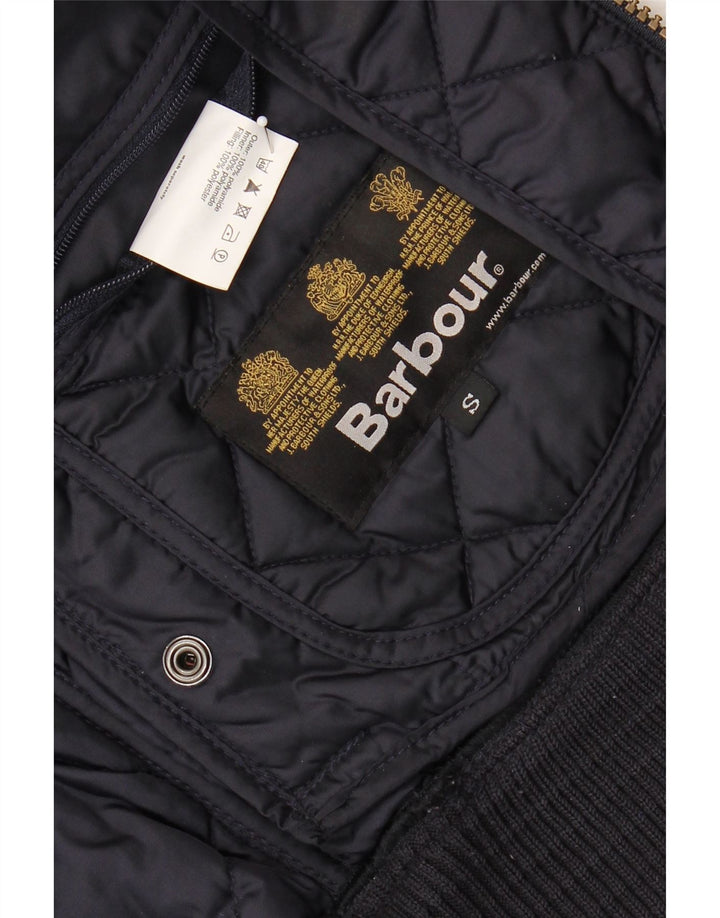 Barbour Herren Steppjacke UK 36 Small Marineblau Polyamid