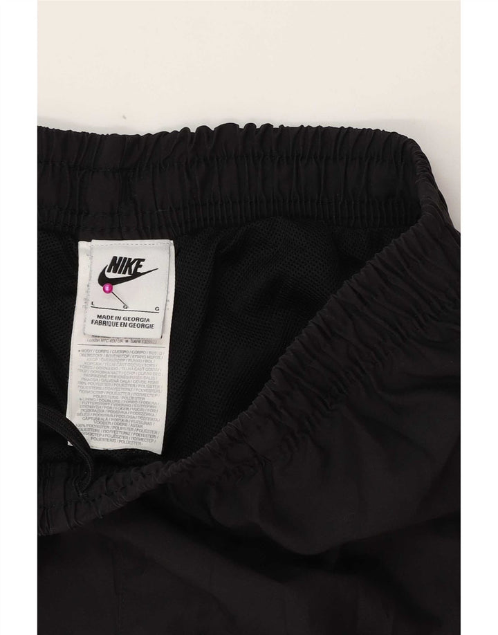 Nike Herren-Trainingsanzughose mit Grafik, Größe L, Schwarz, Polyester