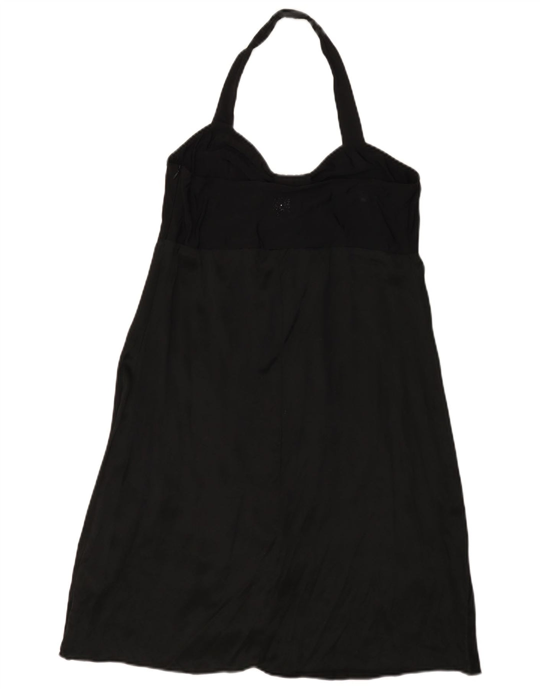 Guess By Marciano Damen Neckholder-Kleid IT 46 Große schwarze Seide