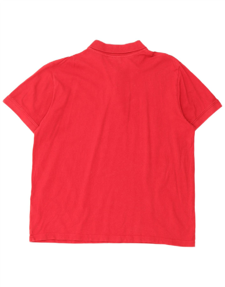 KAPPA Herren Poloshirt XL Rot Baumwolle