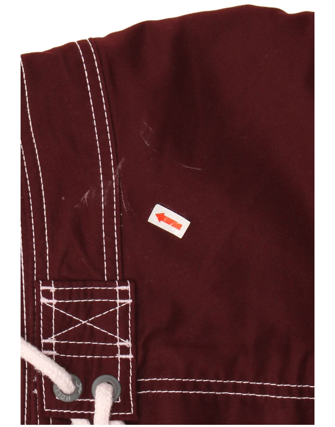 HOLLISTER Herren Badeshorts Medium Burgund Polyester