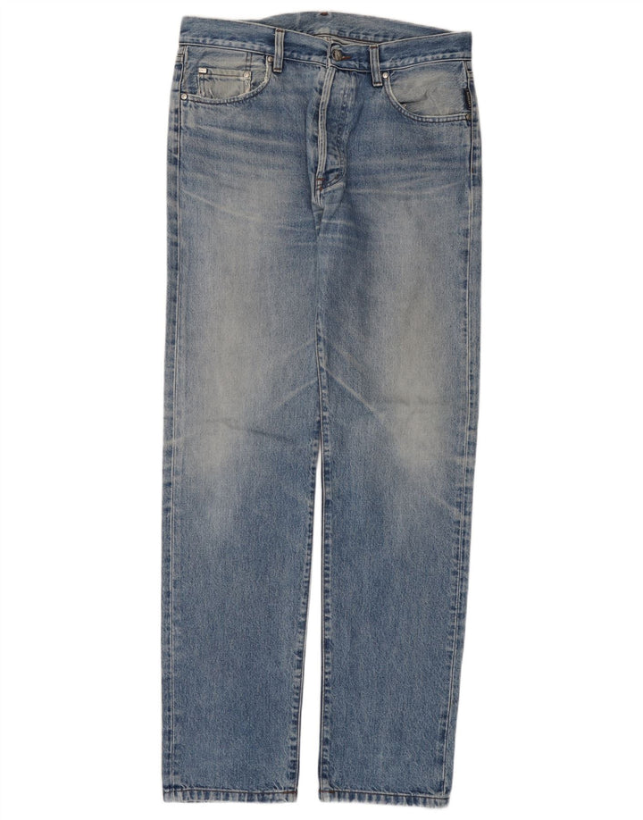 LACOSTE Herren Straight Jeans W34 L34 Blau