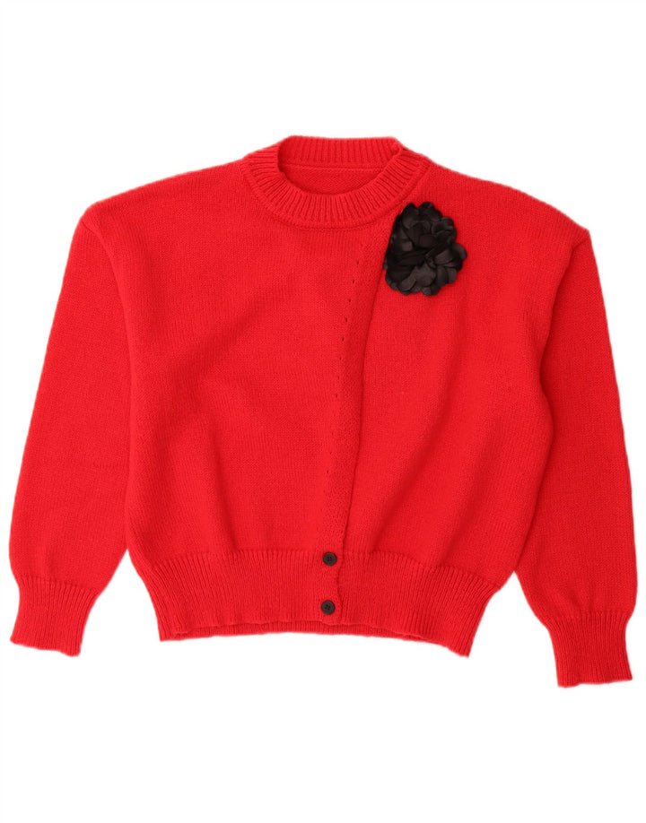 Shein Damen-Pullover, UK 14, mittelrot, Polyester