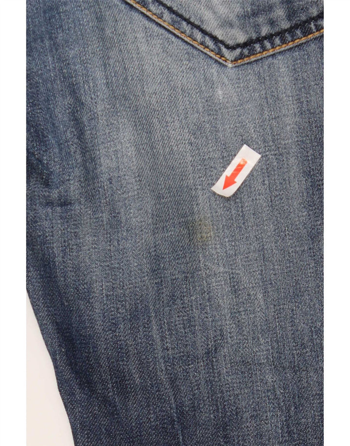 Desigual Herren Straight Jeans W30 L33 Blaue Baumwolle