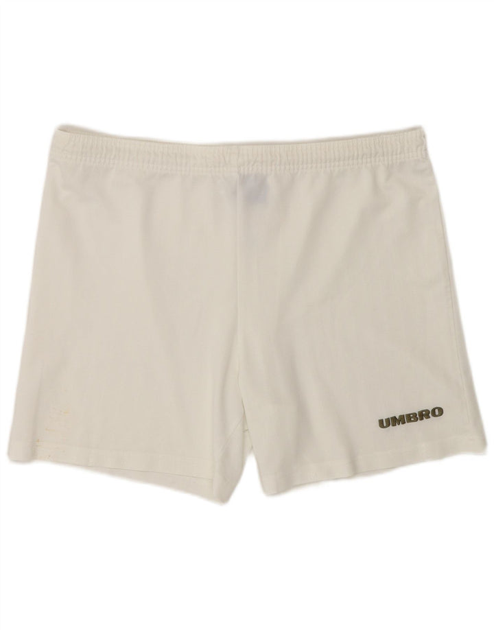 Umbro Herren-Sportshorts, groß, weißes Polyester