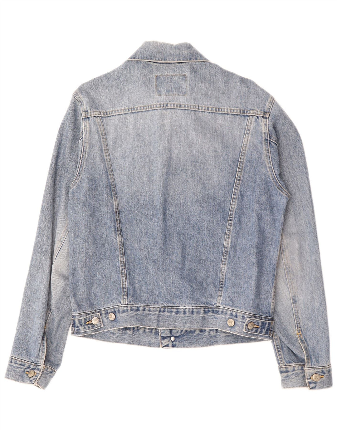 LEVI'S Herren Jeansjacke UK 38 Mittelblaue Baumwolle