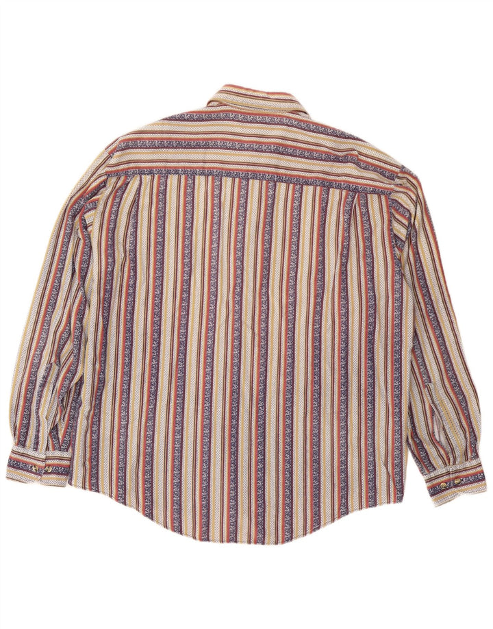 HENRY MORELL Herrenhemd Größe 43/44 XL Mehrfarbig gestreift