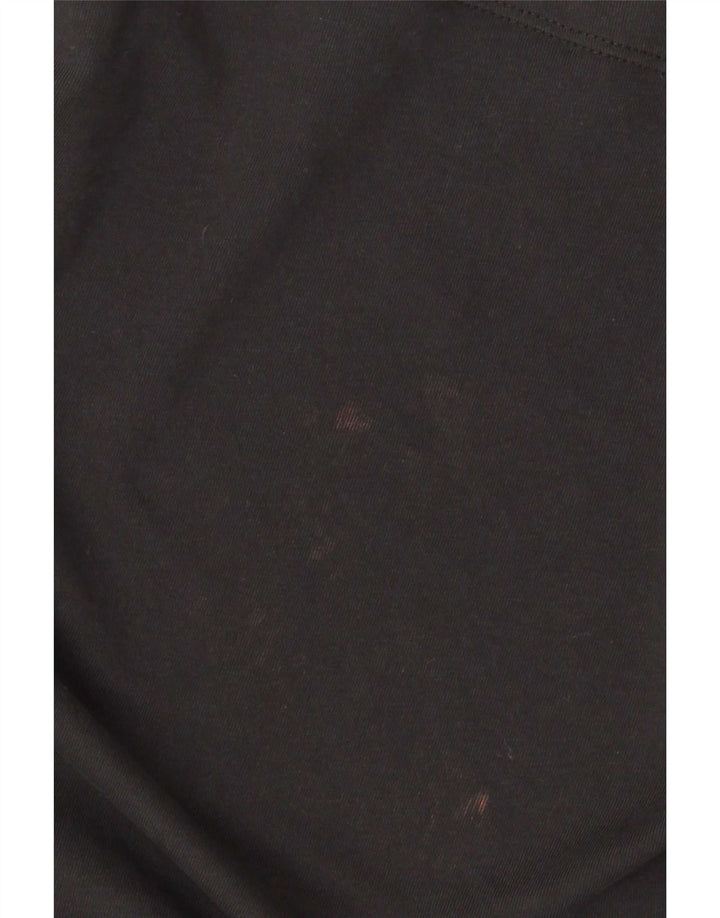 Nike Herren Dri Fit T-Shirt Top Large Schwarz Baumwolle