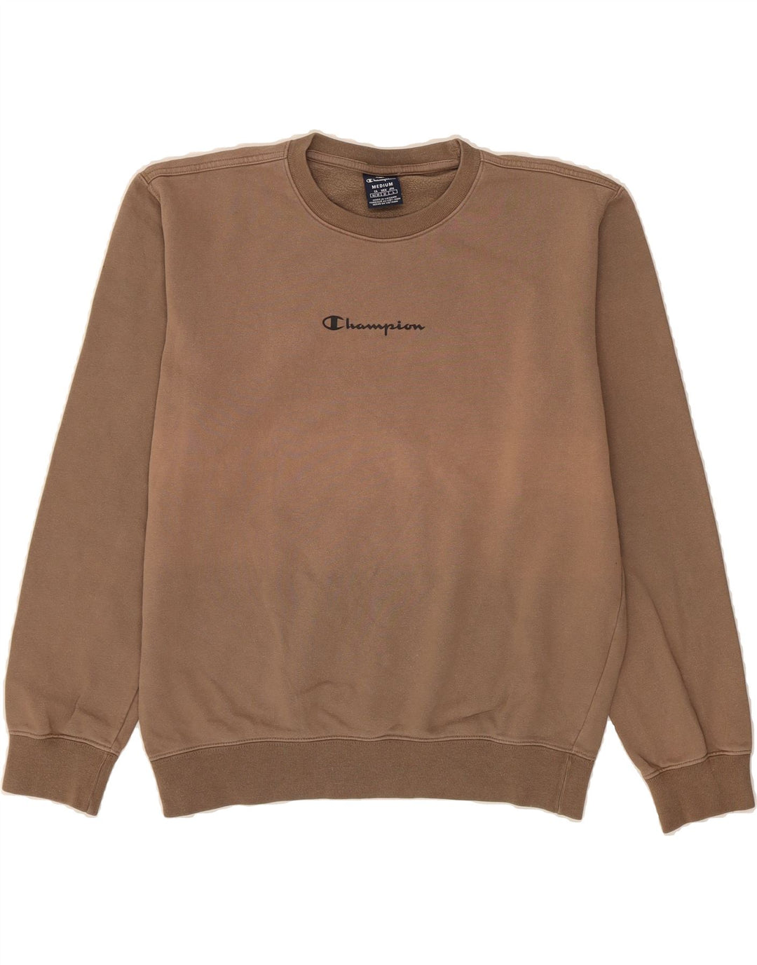 CHAMPION Mens Sweatshirt Jumper Medium Brown Cotton Vintage Champion and Second-Hand Champion from Messina Hembry 
