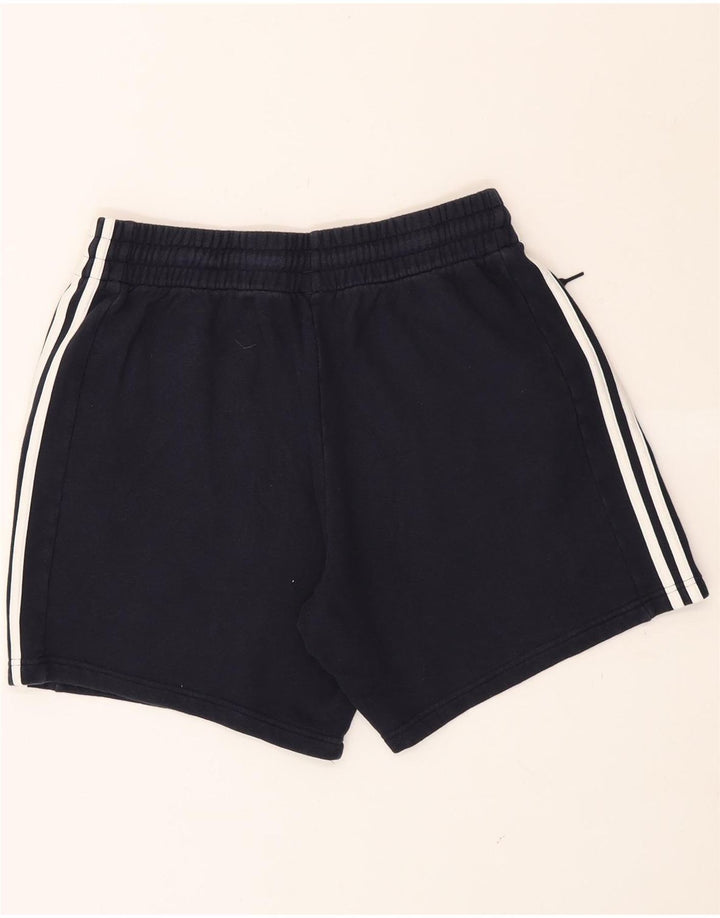 ADIDAS Mens Sport Shorts Large Navy Blue Cotton Vintage Adidas and Second-Hand Adidas from Messina Hembry 
