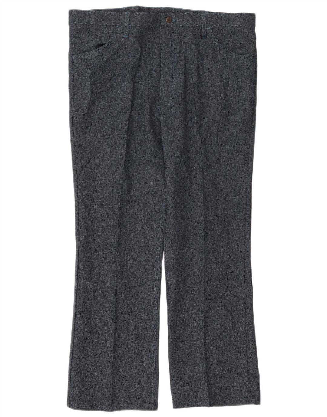 Wrangler Herren-Anzughose, gerade, W42, L30, Marineblau, Polyester
