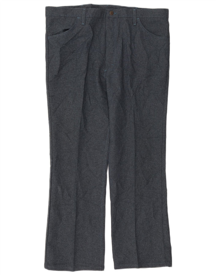 Wrangler Herren-Anzughose, gerade, W42, L30, Marineblau, Polyester