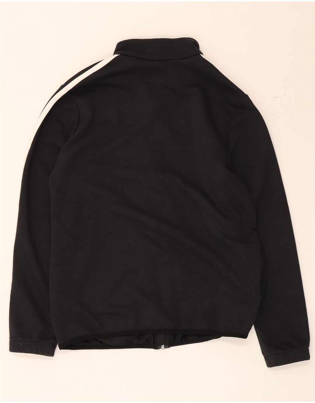 Adidas Jungen-Trainingsanzug-Top-Jacke, 13–14 Jahre, schwarze Baumwolle