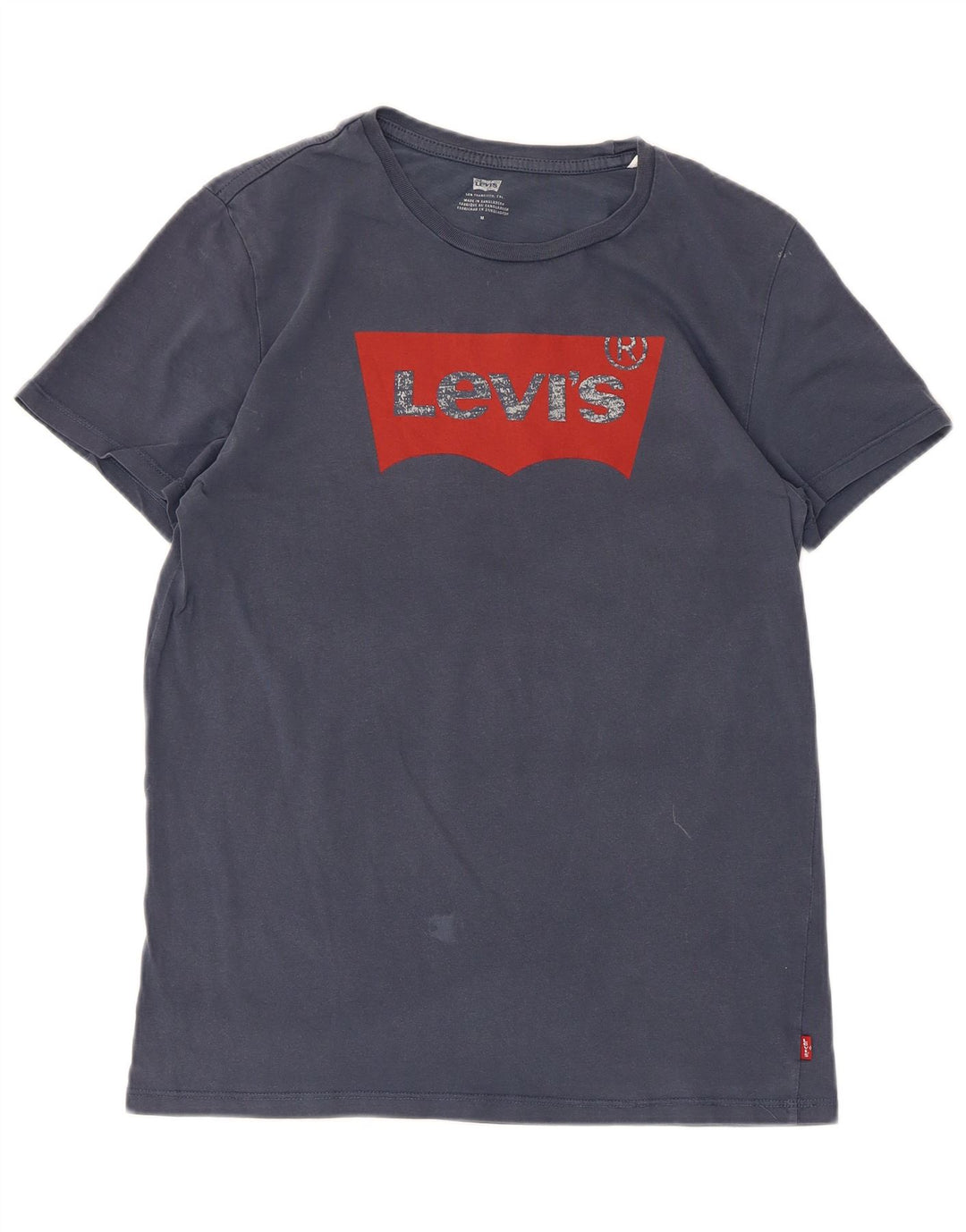 Levi's Damen-T-Shirt mit Grafik, UK 12, mittleres Marineblau