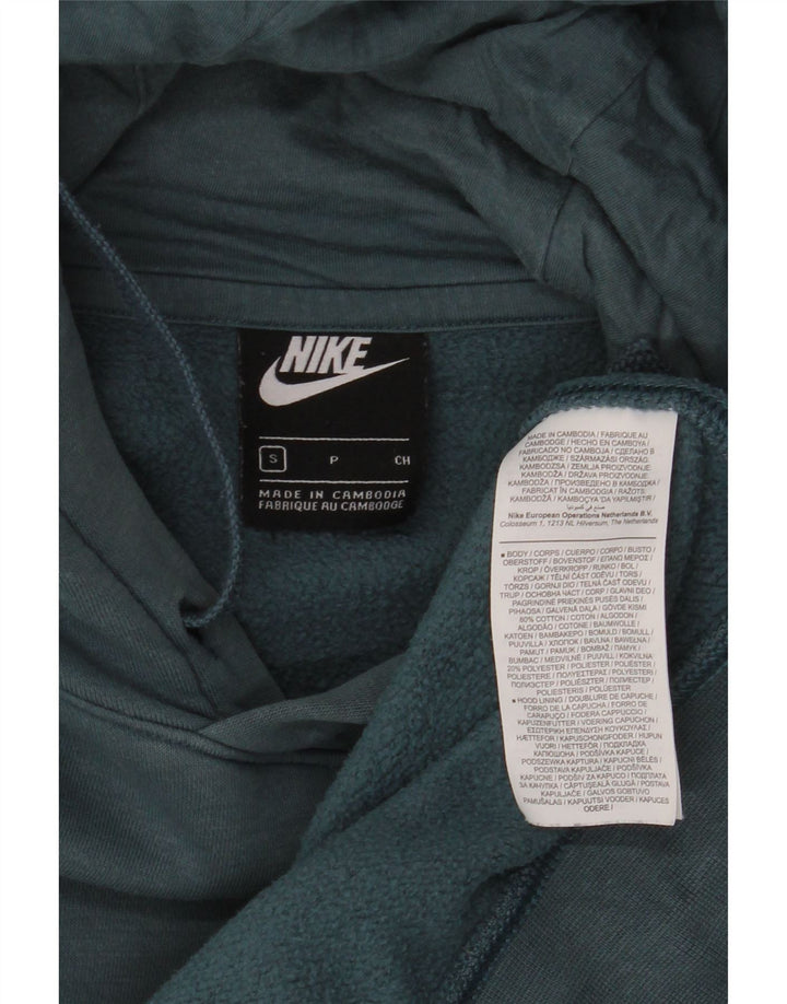 Nike Herren Kapuzenpullover, Größe S, grüne Baumwolle