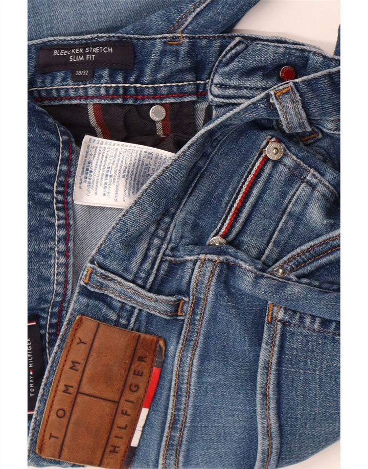 Tommy Hilfiger Damen Bleecker Slim Jeans W28 L32 Blaue Baumwolle