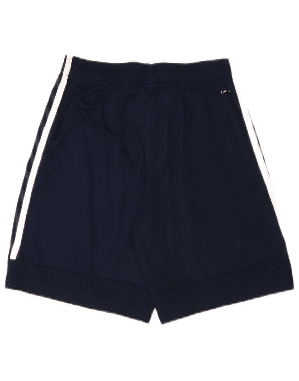 Adidas Jungen Climalite Sport Shorts 13-14 Jahre Marineblau Polyester