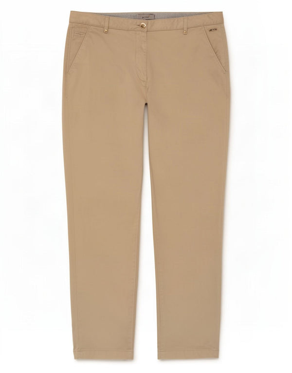 Marks & Spencer Damen Tapered Chinohose UK 16 Large W36 L29 Beige