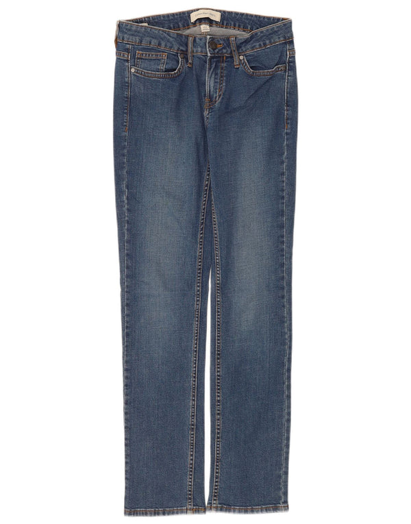 Calvin Klein Damen Straight Jeans W30 L30 Blau