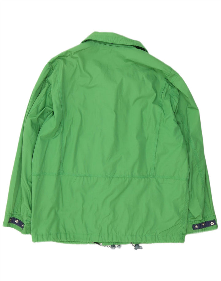 Vintage Herren Graphic Utility Jacke UK 40 Große blaue Baumwolle