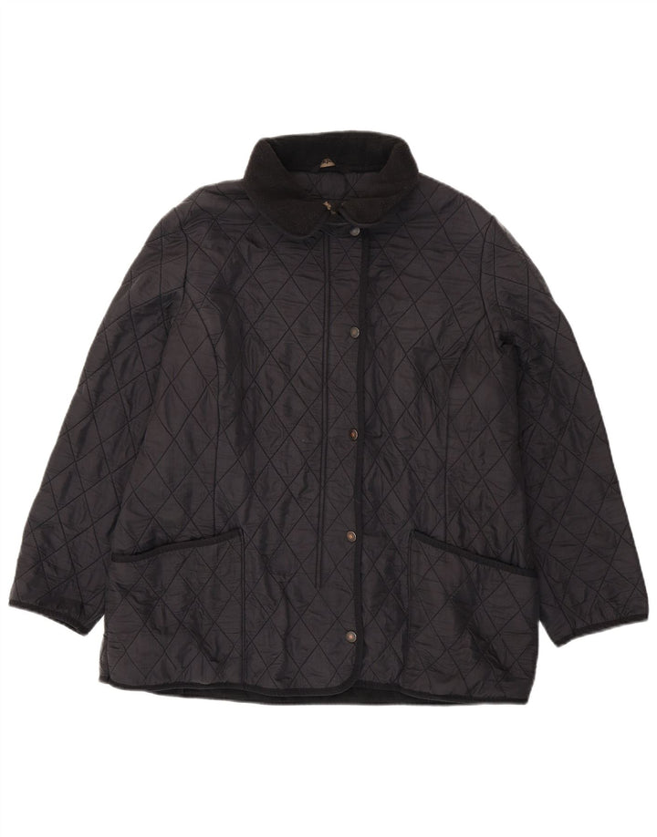 BARBOUR Damen Steppjacke UK 20 2XL Schwarz Polyamid