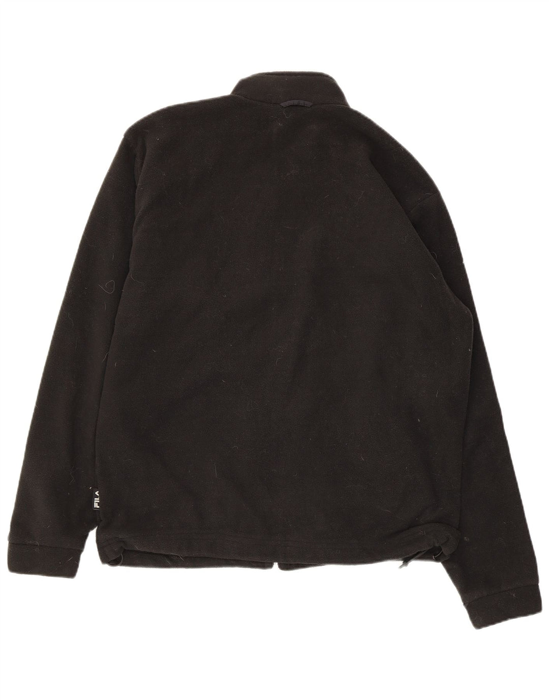 FILA Herren Fleecejacke UK 40 Large Schwarz Polyester