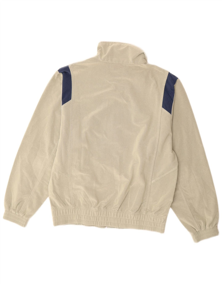 KAPPA Herren-Trainingsanzug-Oberteil, Jacke, klein, Beige, Farbblock-Polyester