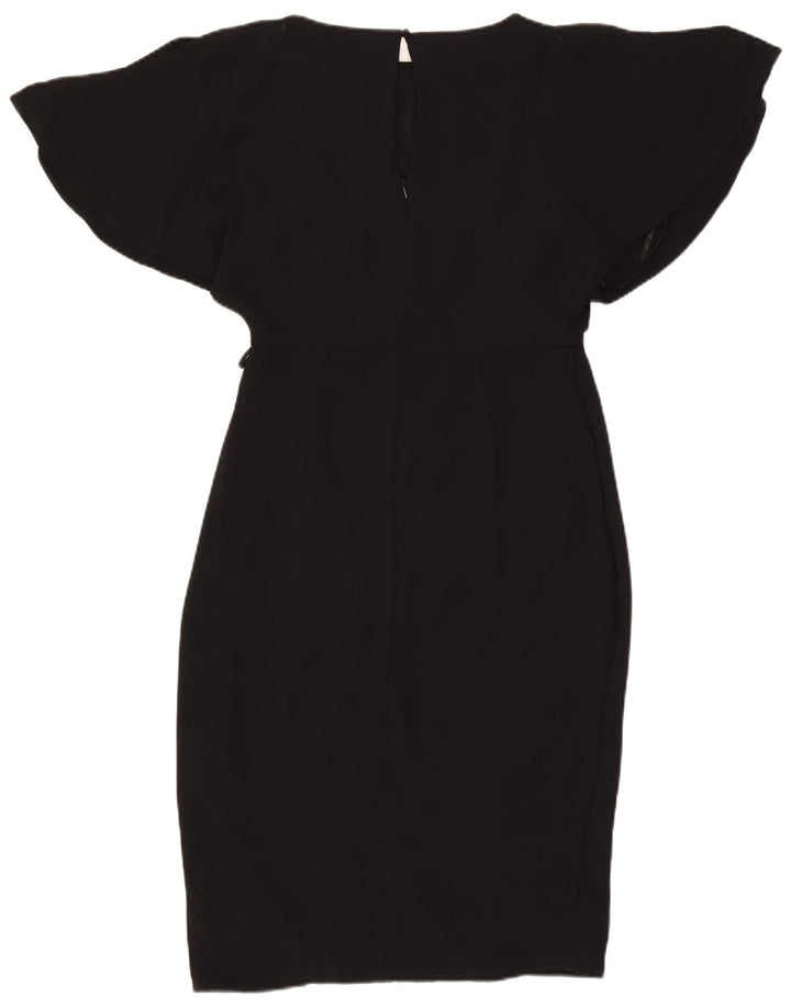 Coast Damen Etuikleid UK 14 Medium Schwarz Polyester