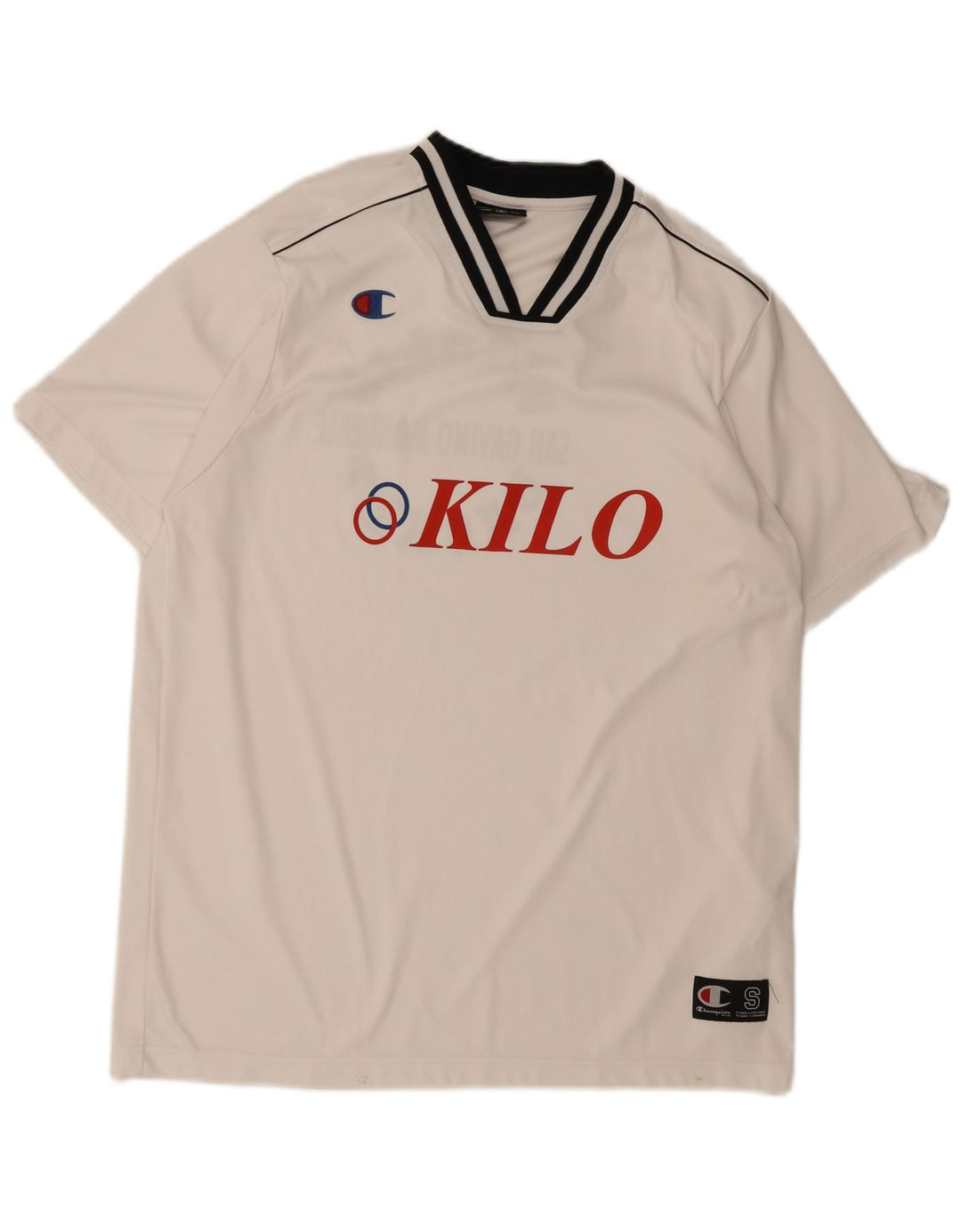 Champion Herren-T-Shirt mit Grafik, Größe S, Weiß