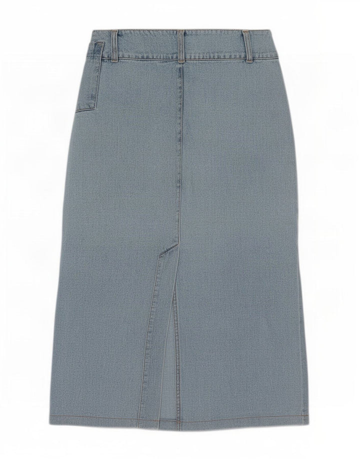 Rifle Damen Jeansrock W28 mittelblaue Baumwolle