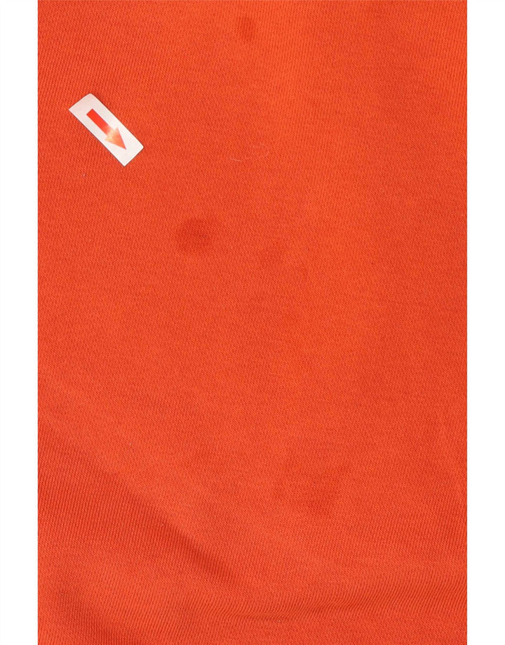 Adidas Herren Kapuzenpullover Mittelorange Baumwolle