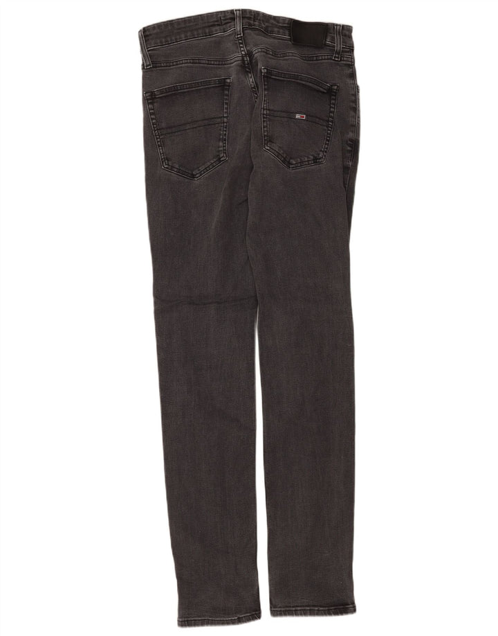 Tommy Hilfiger Damen Slim Jeans W32 L34 Schwarz Baumwolle