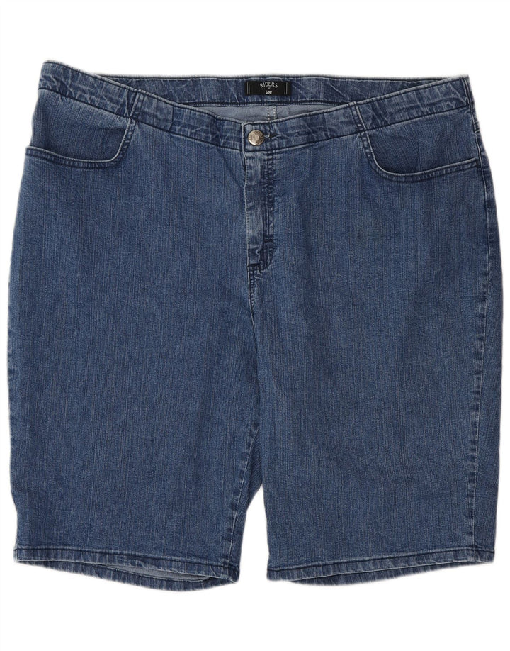 Lee Womens Riders Denim Shorts US 20 3XL W40 Blaue Baumwolle