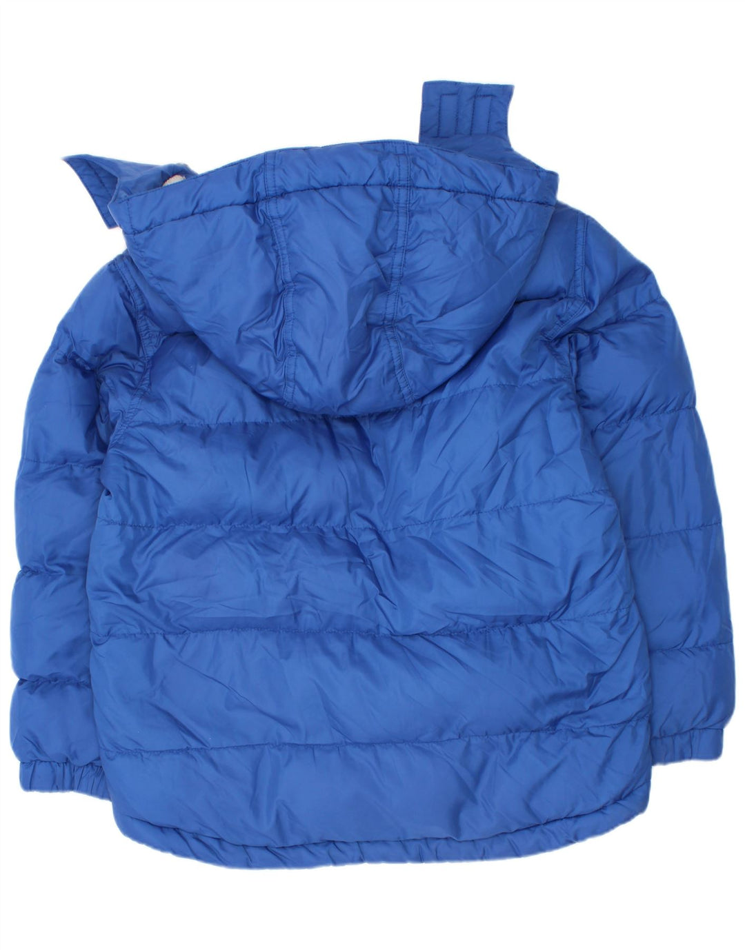 Timberland Jungen wattierte Jacke mit Kapuze, 7–8 Jahre, blaues Polyester