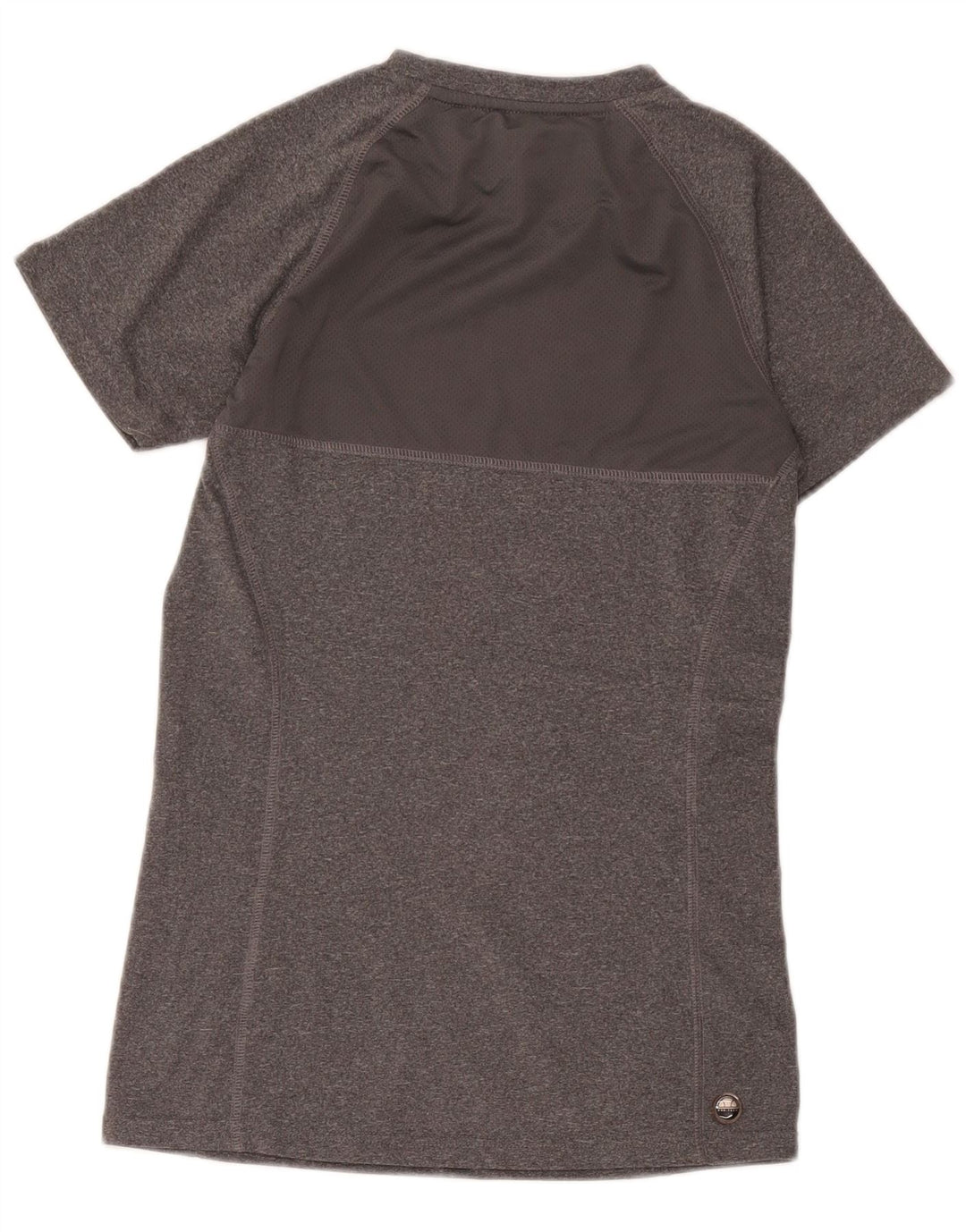 Ellesse Womens Graphic T-Shirt Top UK 10 Small Grau Polyester