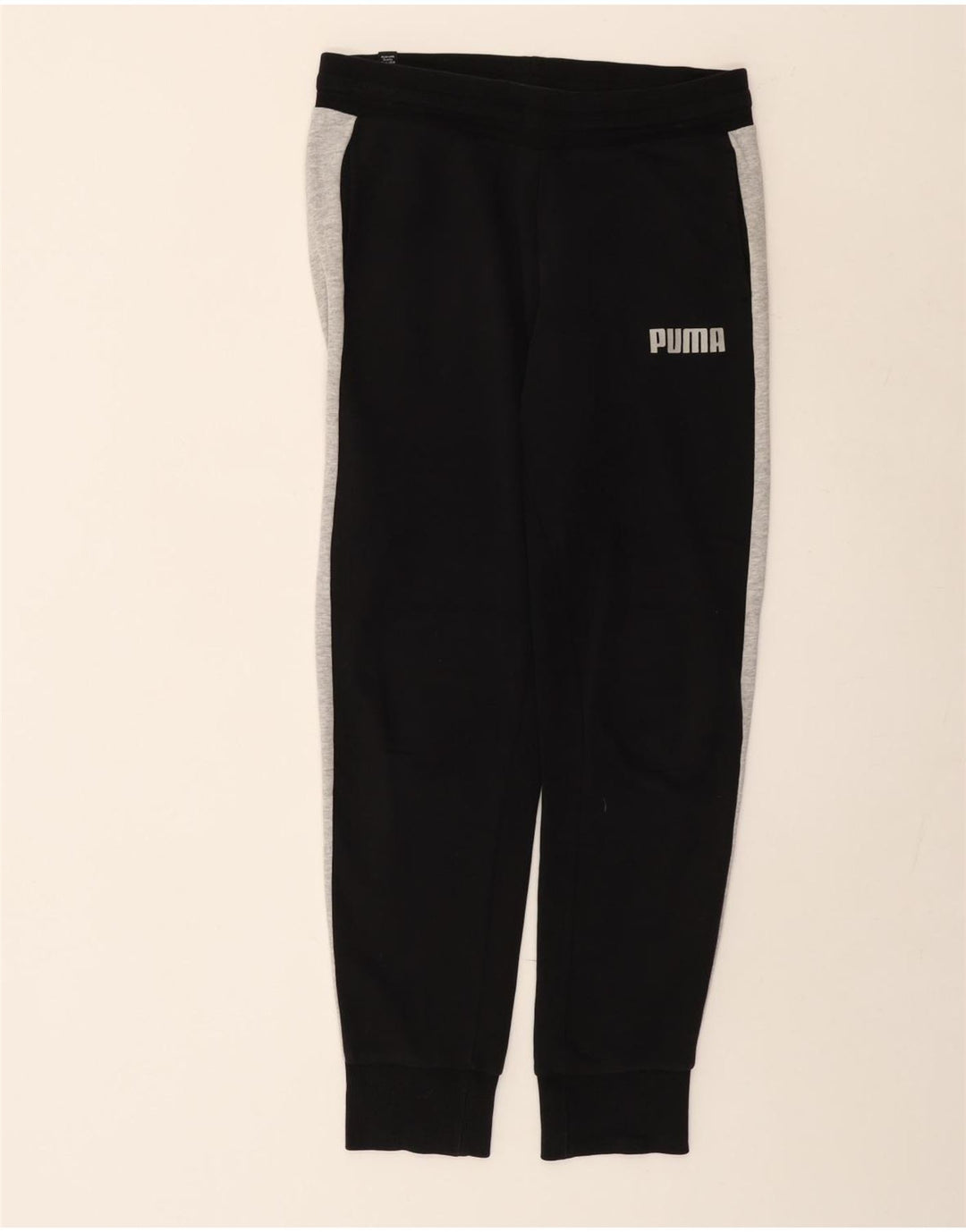 Puma Damen Trainingshose Jogger UK 10 Small Black Colourblock