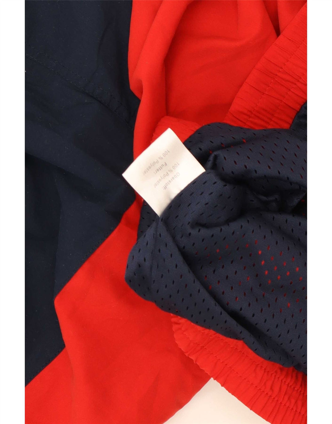 Shamp Herren-Trainingsanzug-Oberteil, Jacke, XL, rotes Farbblock-Polyester