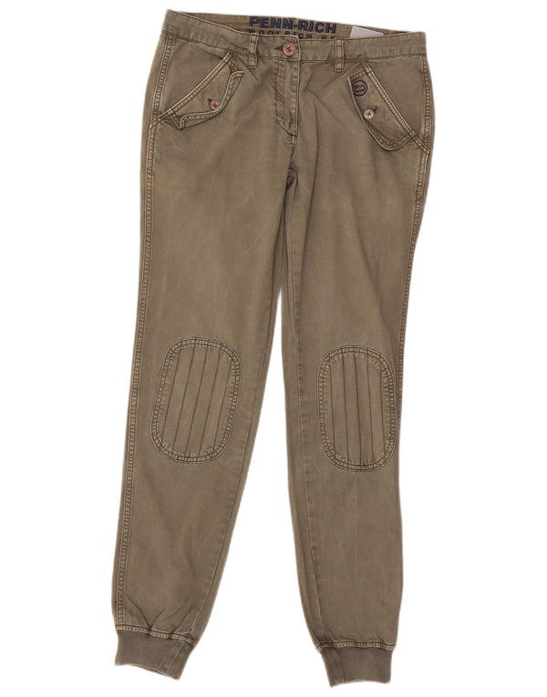 Penn-rich Herren-Jogginghose, Größe M, W30, L30, Khaki, Baumwolle