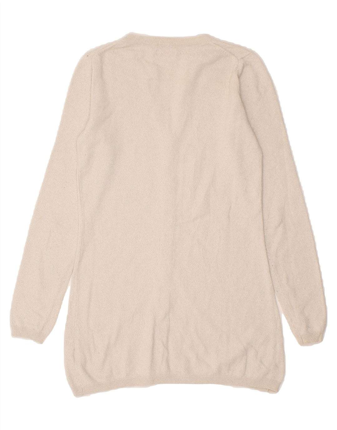 SUN68 Womens Cardigan Sweater UK 12 Medium Beige Cotton Vintage Sun68 and Second-Hand Sun68 from Messina Hembry 