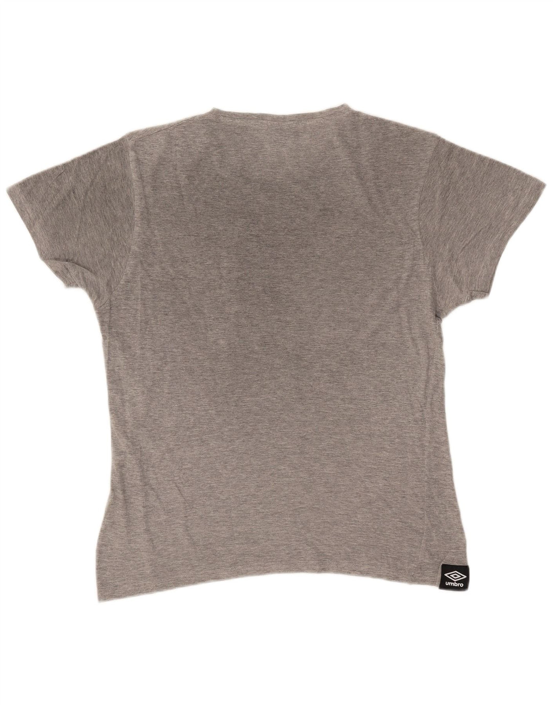 Umbro Herren-T-Shirt mit Grafik, mittelgrau gesprenkelte Baumwolle