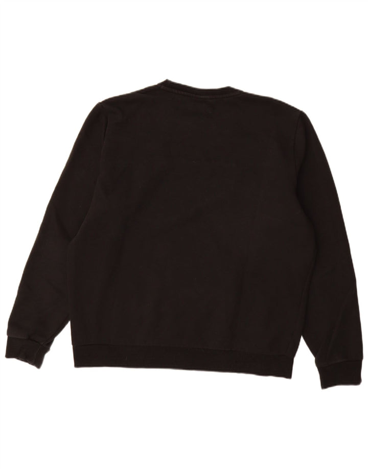 PUMA Herren Grafik-Sweatshirt-Pullover, groß, schwarze Baumwolle