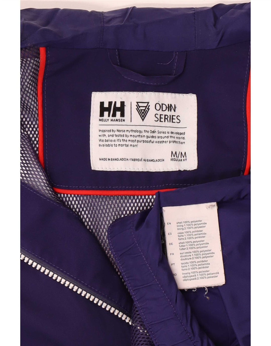 Helly Hansen Damen-Regenjacke mit Kapuze, UK 14, Mittelviolett, Polyester