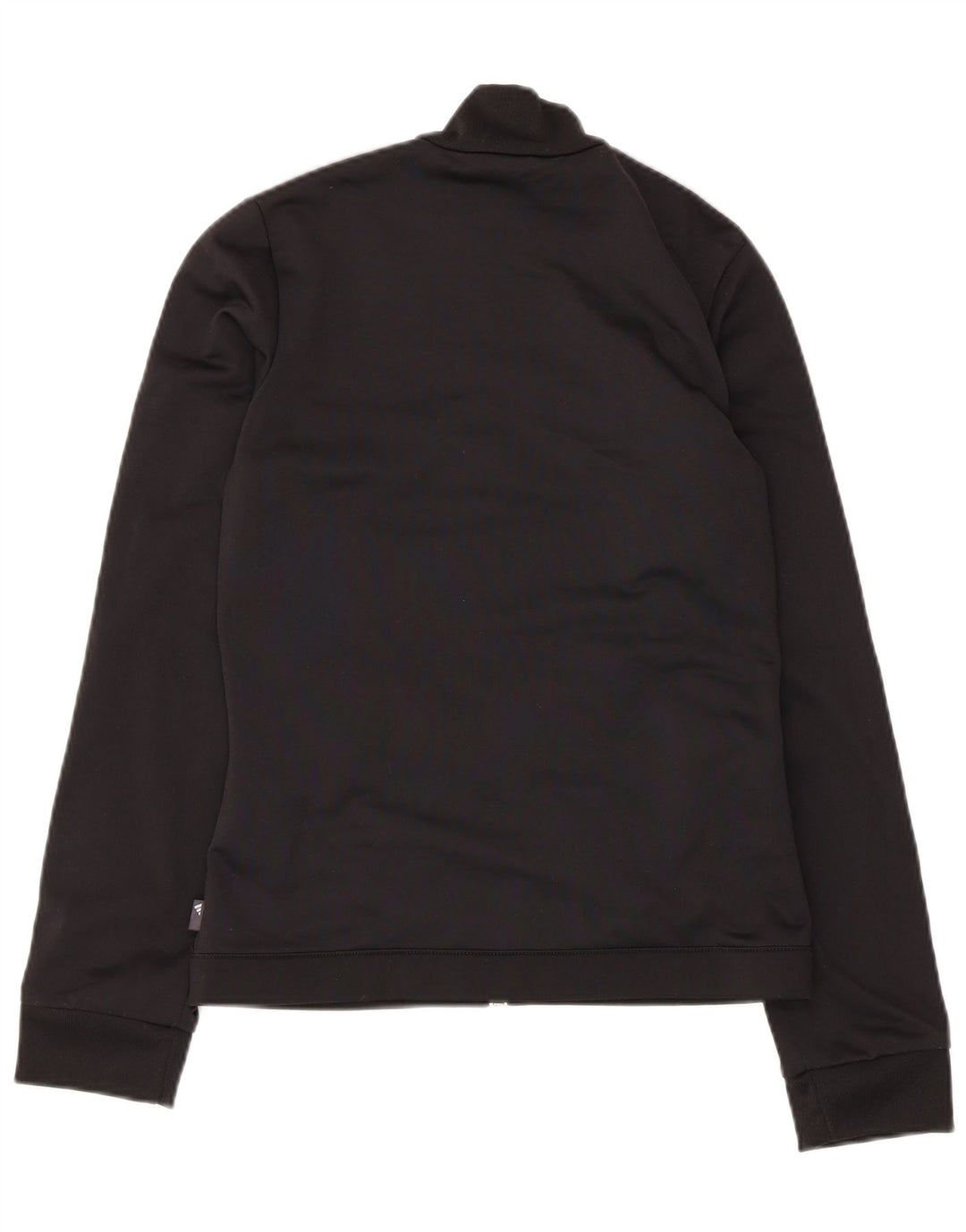 Adidas Damen-Trainingsanzug-Oberteiljacke UK 8 Small Schwarzer Colourblock-Polyester