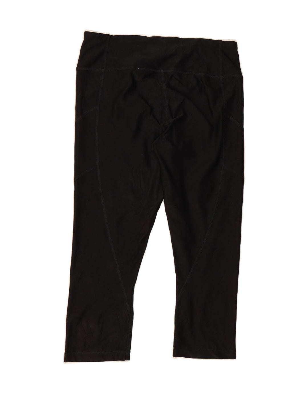 REEBOK Womens Capri Leggings UK 12 Medium  Black Vintage Reebok and Second-Hand Reebok from Messina Hembry 
