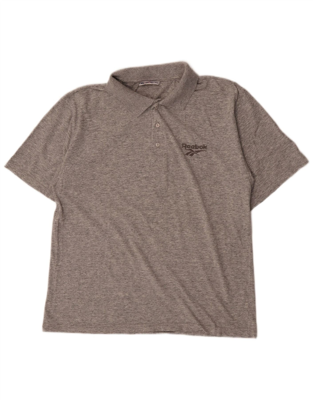 Reebok Herren Poloshirt Small Grau meliert