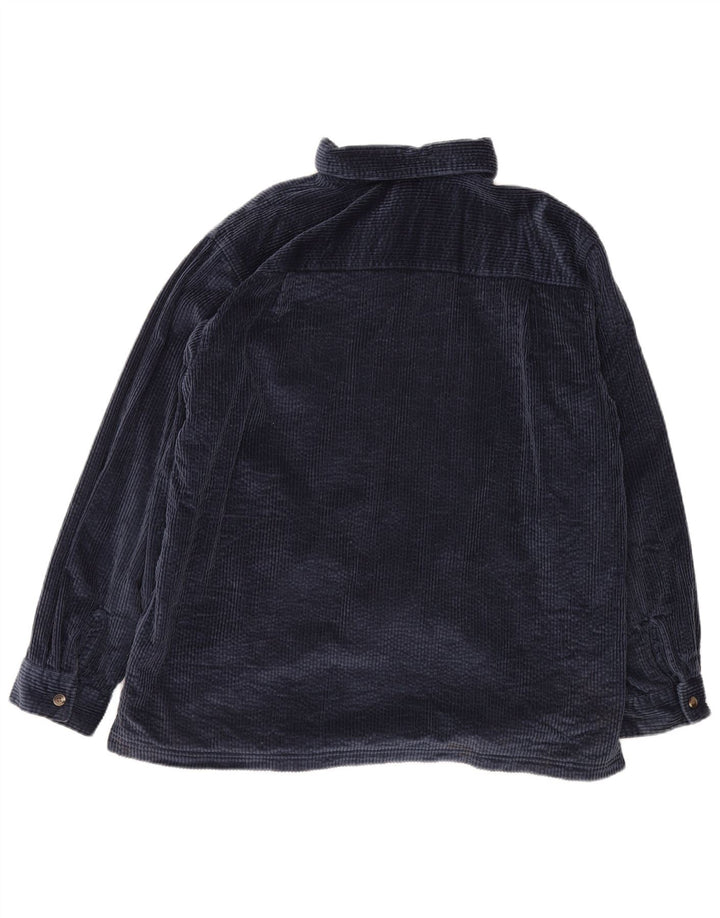 L.L.Bean Herren-Cordhemd, groß, marineblau, Baumwolle