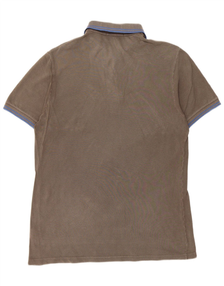 FRED PERRY Herren-Poloshirt aus mittelgrauer Baumwolle